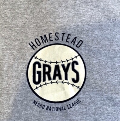 Ebbets Field Vintage Homestead Grays Logo Tshirt
