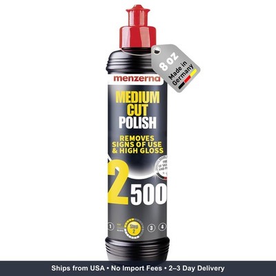 menzerna Medium Cut Polish 2500'' I Abrasive Polishing Compound for Medium Scratc