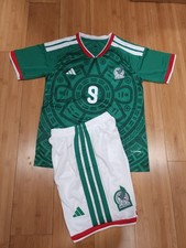 kids mexico jersey soccer kit size 26 