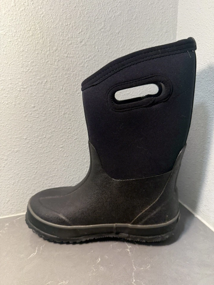 BOGS ботинки молодежи размер 2 черный водонепроницаемый зимние изолированные холодной погоды -30F снег - Изображение 2 из 4