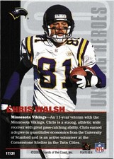 2002 NFL Showdown Chris Walsh NFLPA Awards Banquet Unsung Heroes
