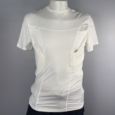 5.11 Tactical Series Compression Holster Shirt Men s XL Padded Sides White *READ