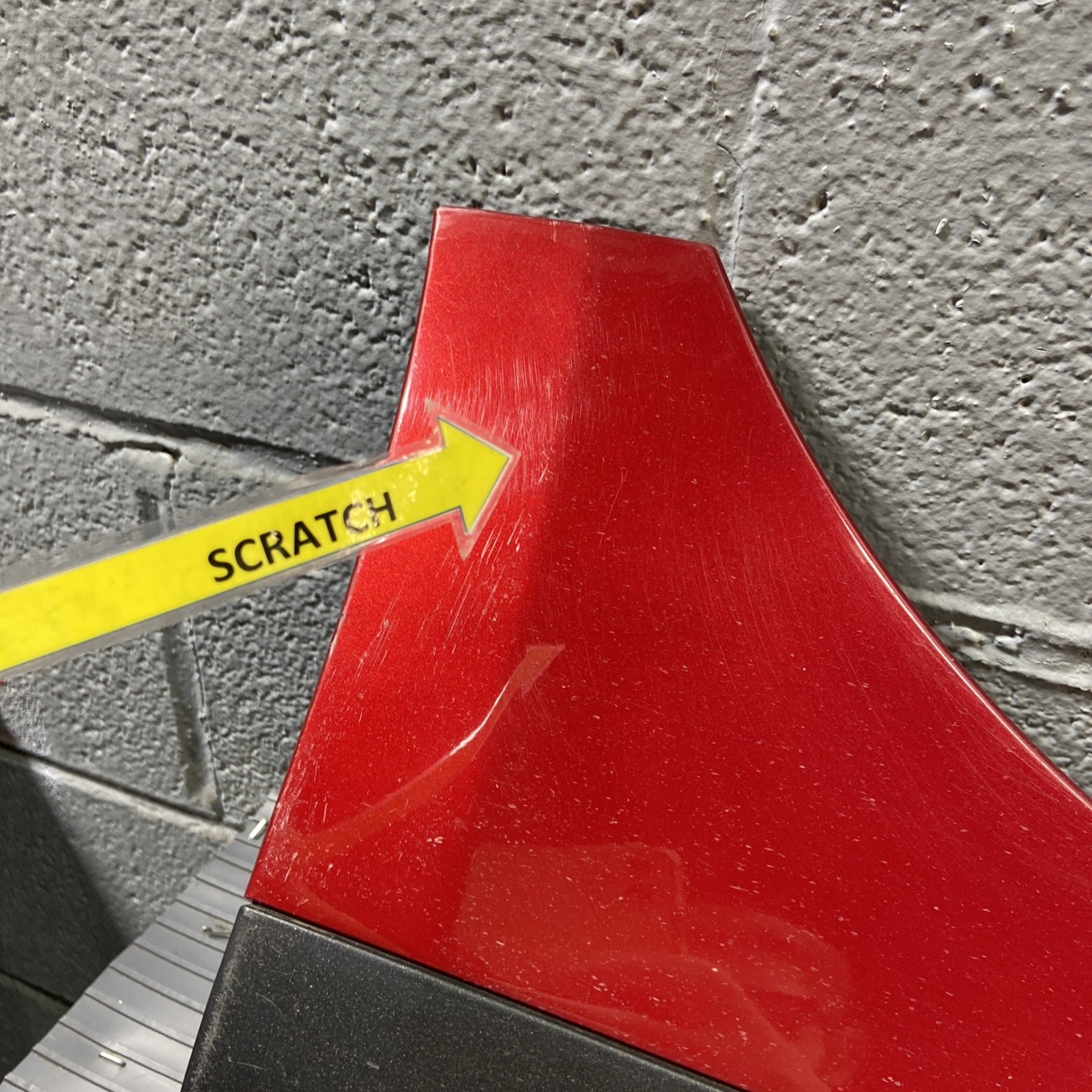 2014-2020 Maserati Ghibli M157 Right Rocker Panel Side Skirt Red OEM *NOTE*