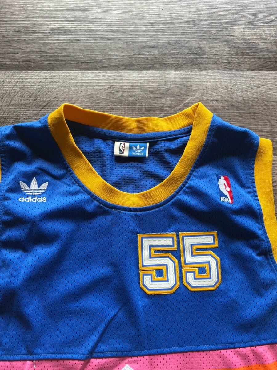 Denver Nuggets Basketball Jersey Mens Large Blue NBA Dikembe