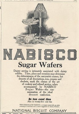 Magazine Ad - 1910 - Nabisco Sugar Wafers - (#1)