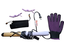 1 1/4 Inch Titanium Automatic Rotating Curling Iron Zavarea REA Auto-Rota UV217