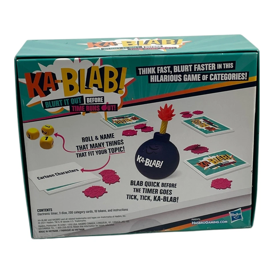 Ka-Blab! / KaBlab Family Board Game for ages 10+ - Image 4 of 4