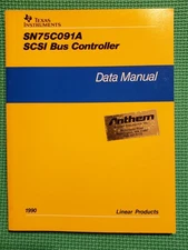 Texas Instrument SN75C091A, SCSI Bus Controller Data Manual 1990