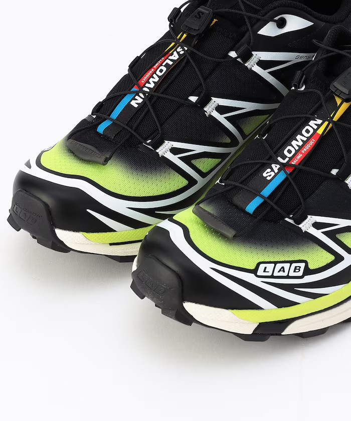 Salomon XT-6 Skyline Men's Sneakers in Black Maritime Blue Green image 7