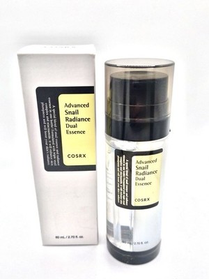 COSRX Snail Radiance Dual Essence 80ml Snail Mucin Glass Skin Serum NEW