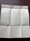 Post Civil War Letter Signed B Hill
