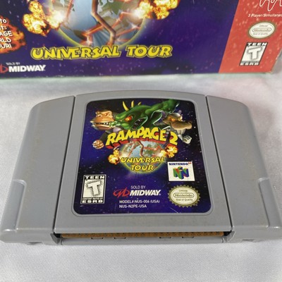 Rampage 2 Nintendo 64 N64 Authentic Box & Game 31719198160| eBay