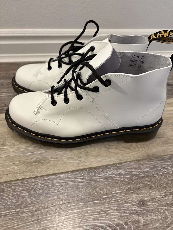Botas Mono Dr. Martens Church Cuero Liso Talla EE. UU. Para Hombre 8 Para Mujer 9 Foto 2 de 4