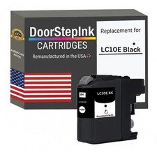 DoorStepInk Compatible Ink Cartridges For Brother LC10E Black-USA