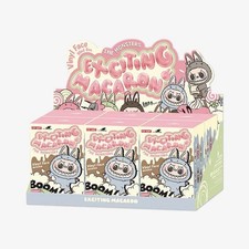 Authentic The Monsters Exciting Macaron Labubu Plush Blind Box CASE of 6