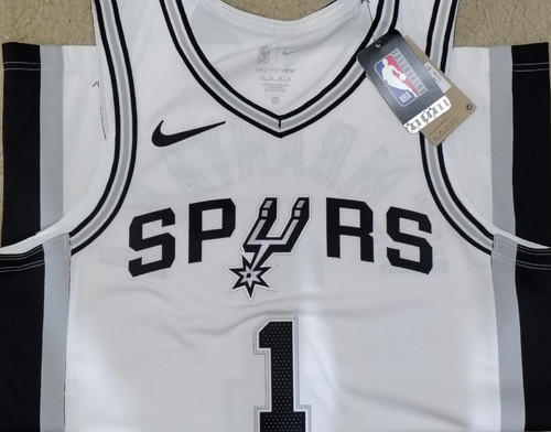 NeW NIKE Adult 44 M Spurs WEMBANYAMA Authentic GAME JERSEY Jordan SWINGMAN Icon