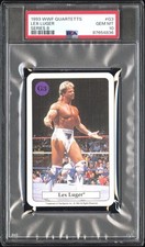 Lex Luger 1993 WWF Quartetts Series 8 WWE German Wrestling Card PSA 10 POP1