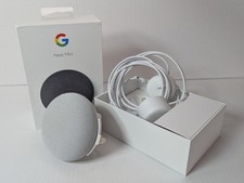 Google Nest Mini 2nd Gen Smart Speaker White With Easy Genie Outlet Mount