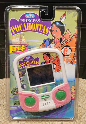 MGA POCAHONTAS vintage handheld electronic Game SEALED NEW RARE LCD video game