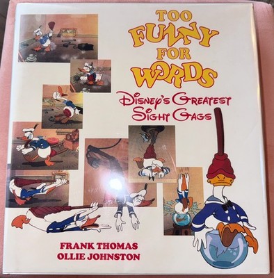 Too Funny for Words: DISNEY'S Greatest Sight Gags w/1k photos/cells/drawings DJ1