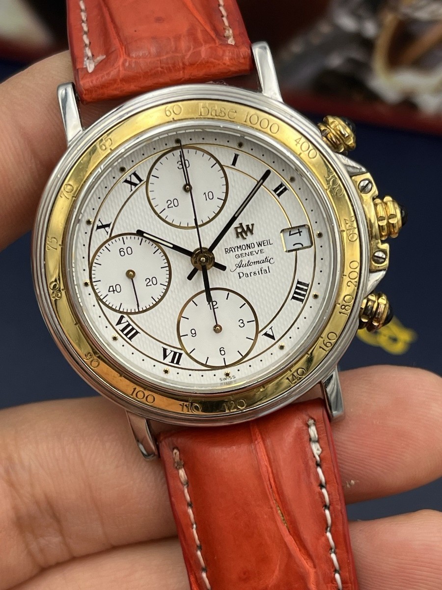 Raymond Weil Parsifal Automatic Chronograph, White Dial Ref. 7789