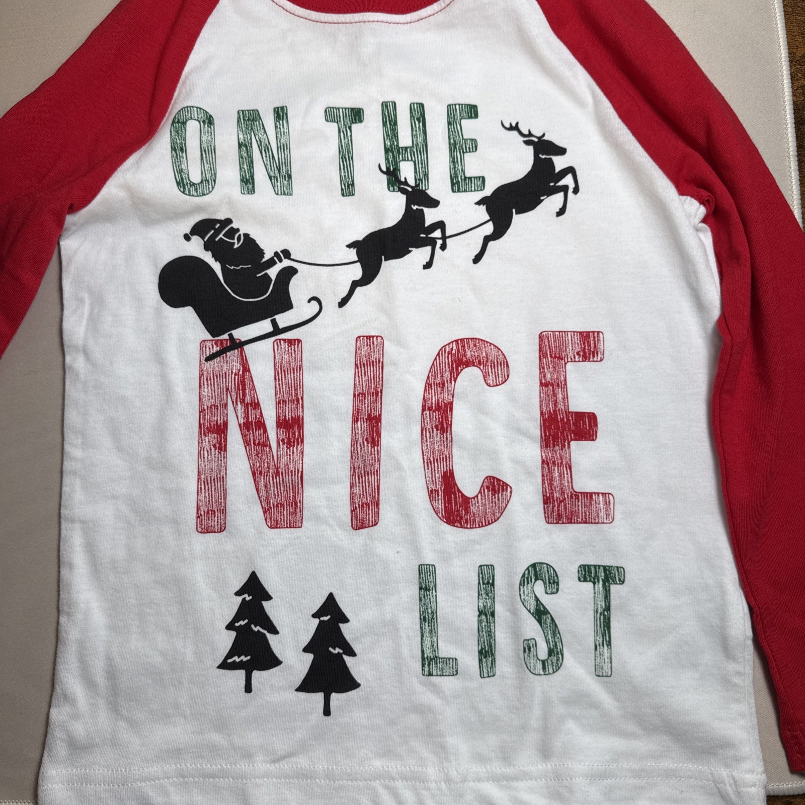 Carter's Christmas Boy T-Shirt -Just One You On The Nice List 3T