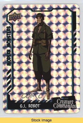 2025 DC Creature Commandos Modern Monsters Stickers GI Robot #MM-7 READ 1jh3