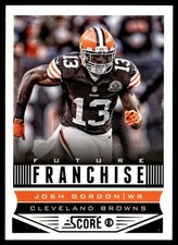 2013 Score Future Franchise Josh Gordon Cleveland Browns #306