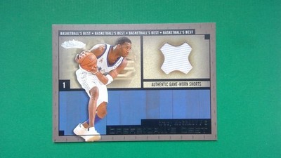 2002-03 Fleer Showcase Basketball's Best Game-Worn Shorts Tracy McGrady #1