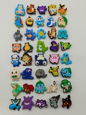 Lot Of 40 BRAND NEW Pokemon  Pikachu Charms For Crocs