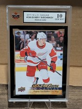 2017-18 UPPER DECK UD CANVAS EVGENY SVECHNIKOV YOUNG GUNS ROOKIE C96 KSA 10 RC