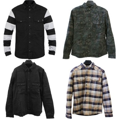 John Doe Motoshirt Herren Hemd Motorradhemd Lumberjack mit XTM Abriebschutz