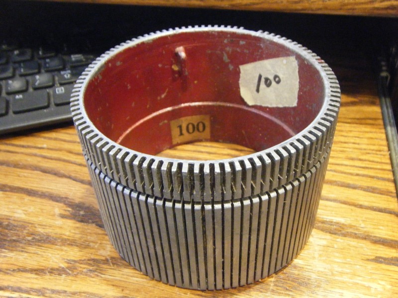 GEARHART Sock Knitting Machine Cylinder  100, 2 CHIPS