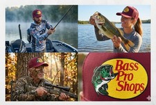  Bass Pro Shops Trucker Hat Cap Cardinal Snap...