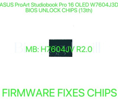 ASUS ProArt Studiobook Pro 16 OLED W7604J3D, NO PASSWORD BIOS CHIP H7604JV R2.0