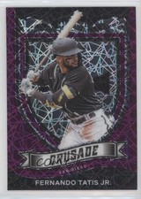 2021 Panini Chronicles Crusade Purple Velocity Prizm Fernando Tatis Jr #5 0m0a