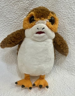 Build A Bear Workshop Star Wars Porg Collectible Plush Stuffed Animal BAB