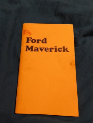 1974 Ford Maverick Owners Manual User Guide Reference Operator Book Fuses Fluids