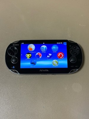 PS VITA 本体 PCH-1100 Sony PS Vita PCH-1100 3G Wi-Fi Black Console Boxed 16GB Memory