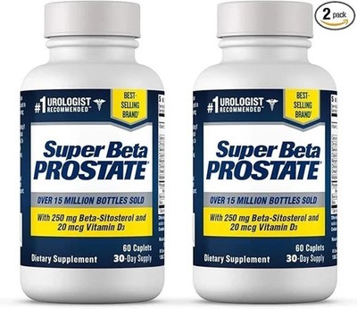 SUPER BETA PROSTATE Support Supplement for Men's Health pack of 2