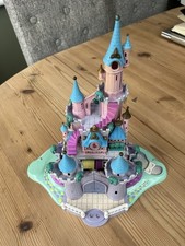 Bluebird Polly Pocket 1996 Disney Cinderella Schloss Komplettsatz mit Figuren 