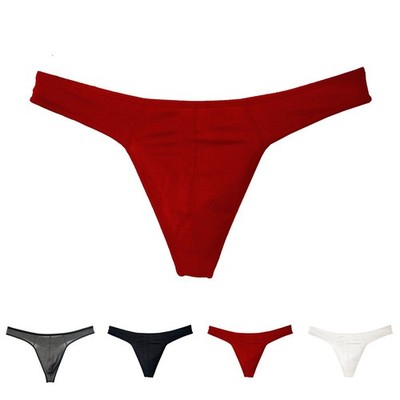 Schlanke und bequeme Herren Unterwäsche Tangas Beutel Low Rise Gstring Slip