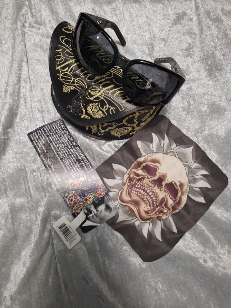 Designer Christian Audigier sunglasses Christian Audigier Splatter Sunglasses - Gunmetal - Walmart.com main image 4
