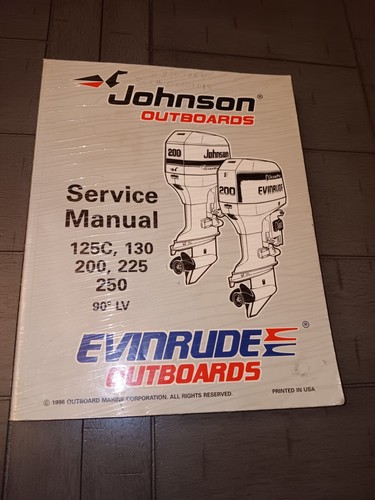 1997 Johnson Evinrude Outboards "EU" 90° LV  125C-250 Service Manual P/N 507269