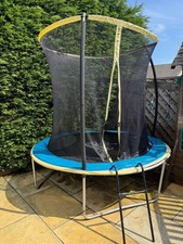 8ft Kids Trampoline with Enclosure Safety Net by Zero Graivty