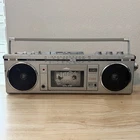 Vtg Sanyo M7700K AM/FM SW Stereo Radio Cassette Recorder Boombox PARTS OR REPAIR