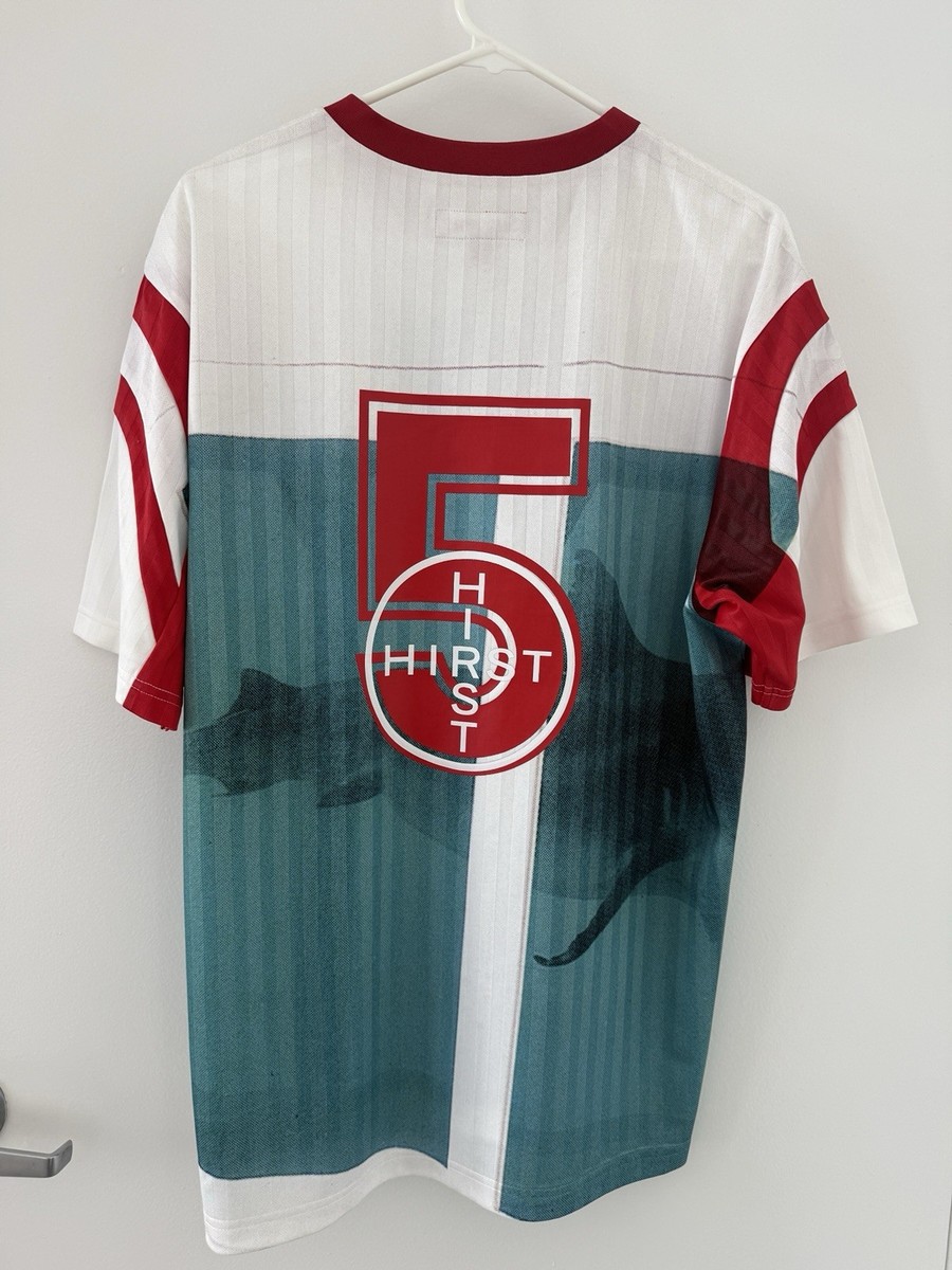 トップス Supreme Damien Hirst Soccer Jersey M Authentic DS Supreme x Damien Hirst Shark Soccer Jersey M | eBay