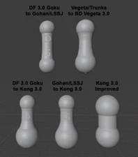 SHF, Demoniacal Fit, Kong Studio 3.0 Conversion Neck Pegs - READ DESCRIPTION!