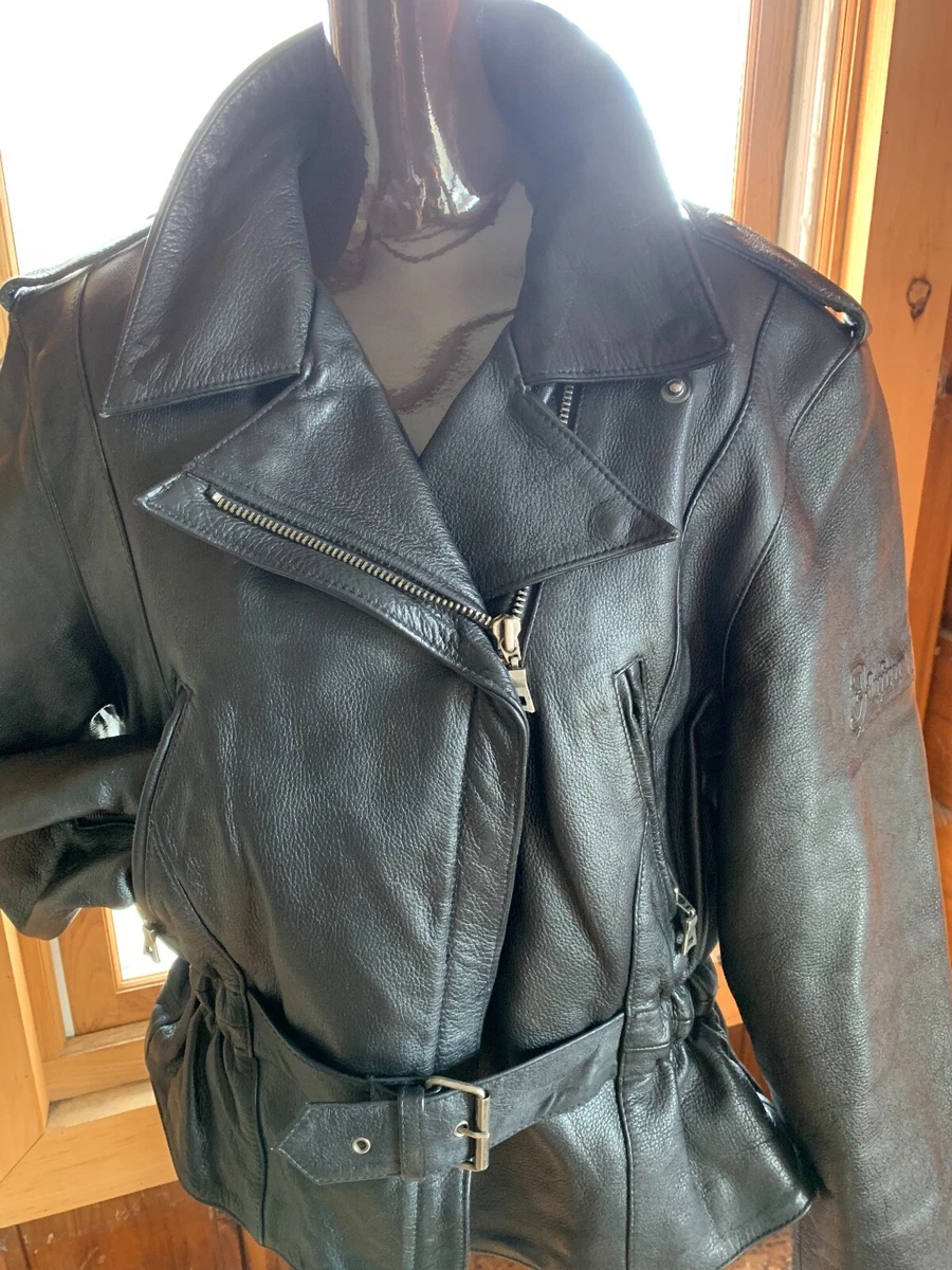 Vintage ladies cheap leather jacket