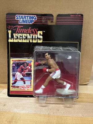 1997 Starting Lineup Timeless Legends Sugar Ray Leonard Figure SLU boxing 